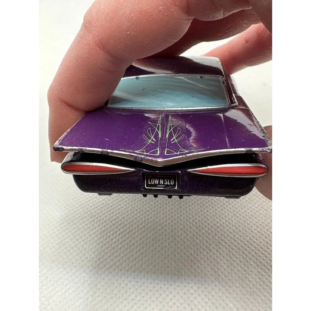 4” Purple Lightning Flames Ramone Disney Pixar Cars diecast Chevrolet impala Vtg